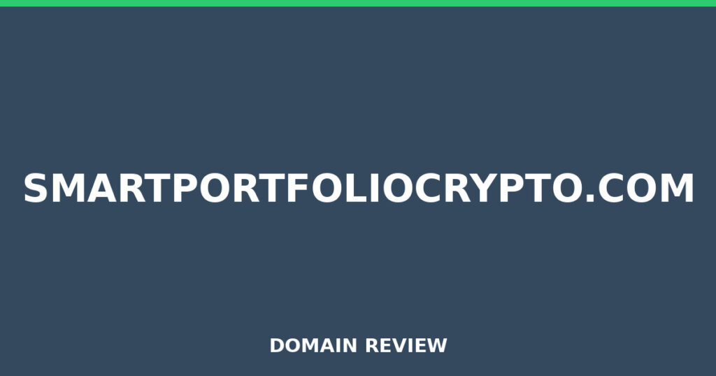 SMARTPORTFOLIOCRYPTO.COM review 2026 - Domain review placeholder image for smartportfoliocrypto.com